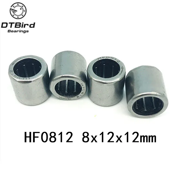 

Free Shipping HF0812 (8X12X12MM ) HF081212 One-way cluth needle roller bearing 10PCS/LOT