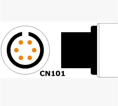 Grampos de Cabo para Monitor de Monitor de Ecg Frete Grátis Aami Genérico Pinos One-piece 3 Leva Mindray Pm7000 - 8000 9000 Aha. Tpu 3.6 m 6 5 Presilha de cabos