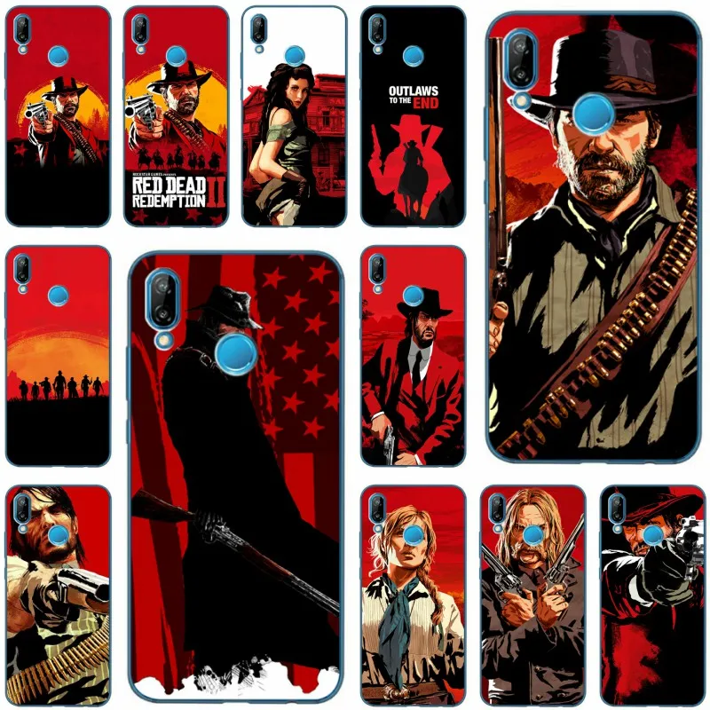 

Hot Red Dead Redemption 2 Cover Soft Silicone TPU Phone Case For Huawei P8 P9 P10 P20 P30 lite P9 P10 P20 PLUS P20 P30 PRO