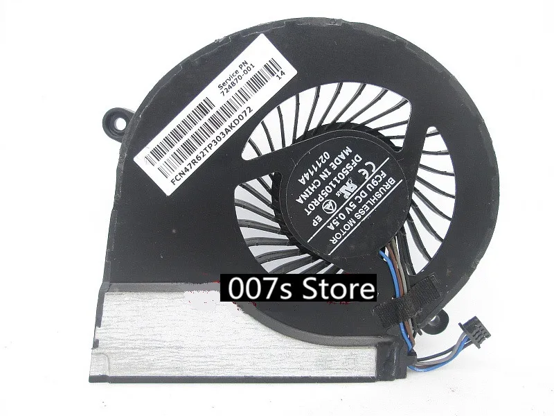 Новый Процессор вентилятор для HP TPN-Q117 TPN-Q118 TPN-Q122 14-E 15-E 16-E 17-E 724870-001 725364-001