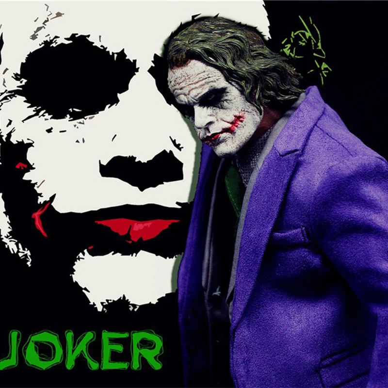 1/6 joker the dark Knig Бэтмен злодей фиолетовая одежда наборы моделей для 12 дюймов мужской человек фигурка игрушки без головы и тела