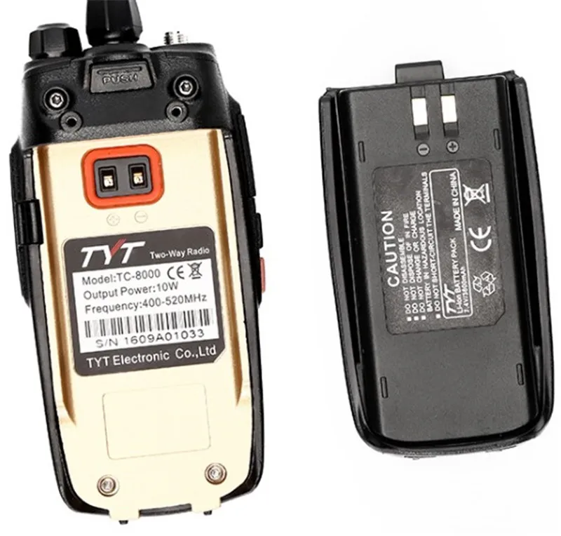 Long Range TYT TC 8000 High Power 10W two way radio Walkie Talkie CB Intercom Transceiver 5