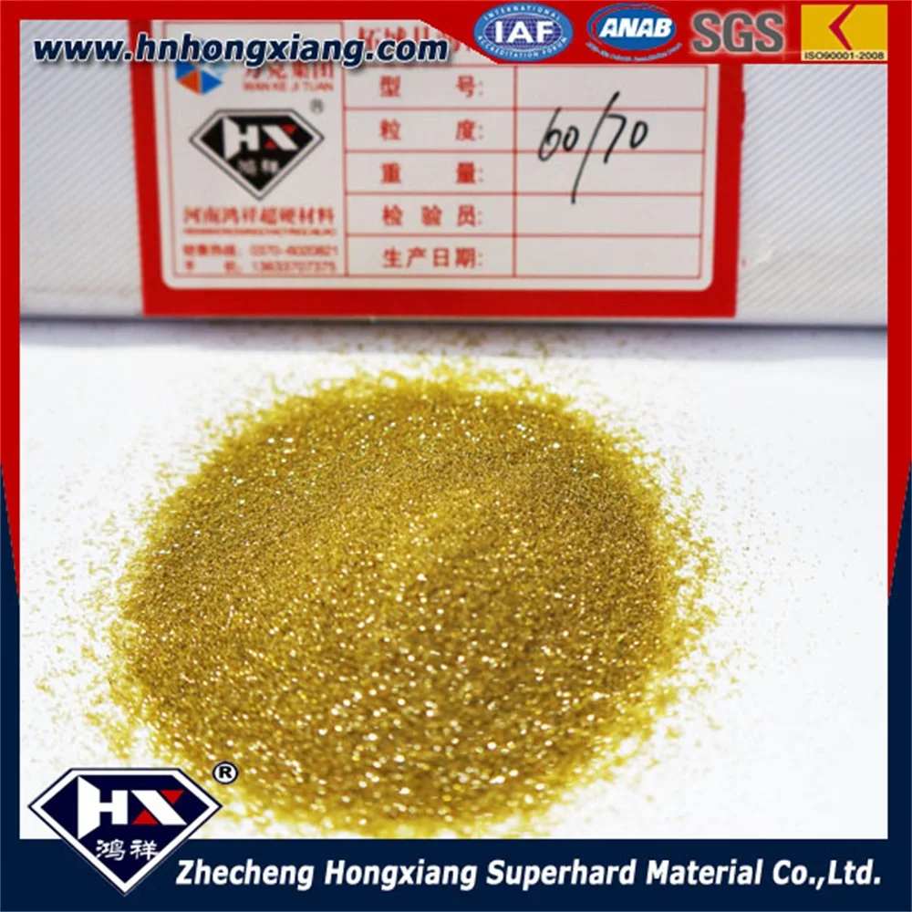 60/70 500g synthetic diamond powder industrial diamond powder resin bond rvd diamond synthetic diamond powder hdyr rvd yellow diamond powder for diamond wheels