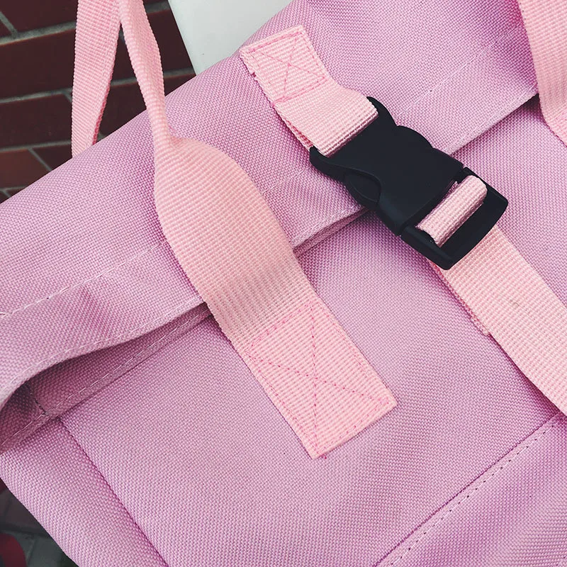 Mochila de viaje de ocio para mujeres de moda mochilas para niñas adolescentes estilo Preppy lona escuela bolsa femenina Mochila Mochila de viaje de ocio para mujeres de moda mochilas para niñas adolescentes estilo Preppy lona escuela bolsa femenina Mochila