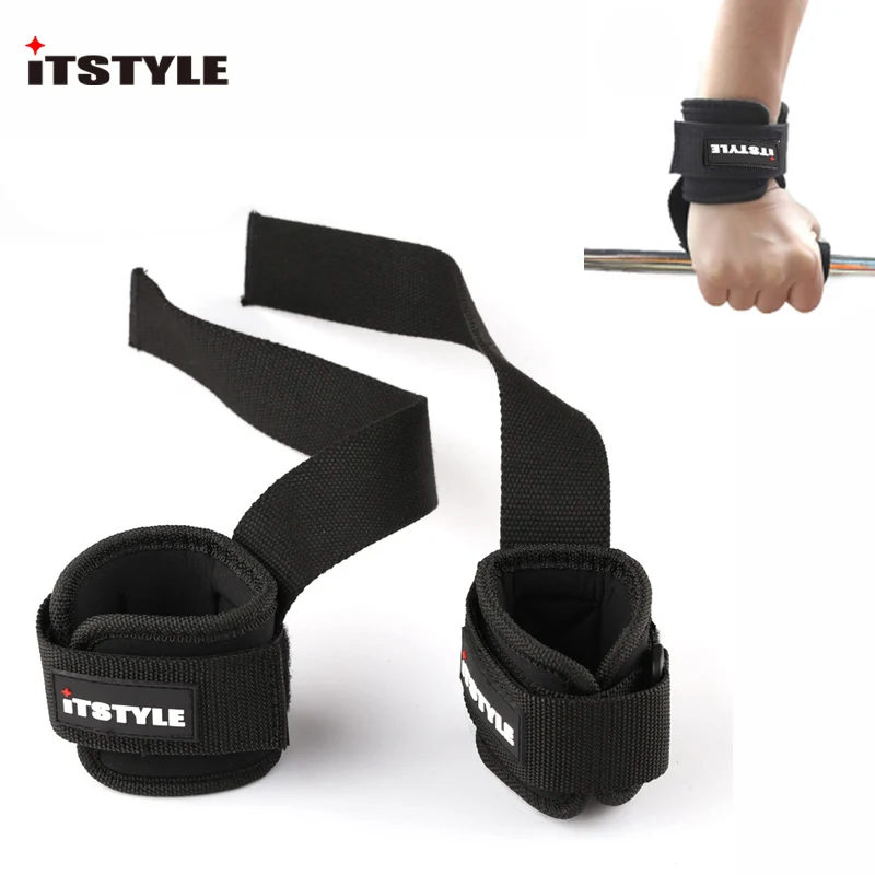 ITSTYLE 1 пара ремень для подъема веса спортзала с нескользящей рукояткой