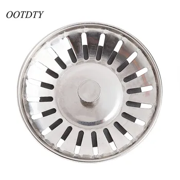 

OOTDTY Kitchen Stainless Steel Basin Drain Dopant Sink Strainer Basket Waste Filter