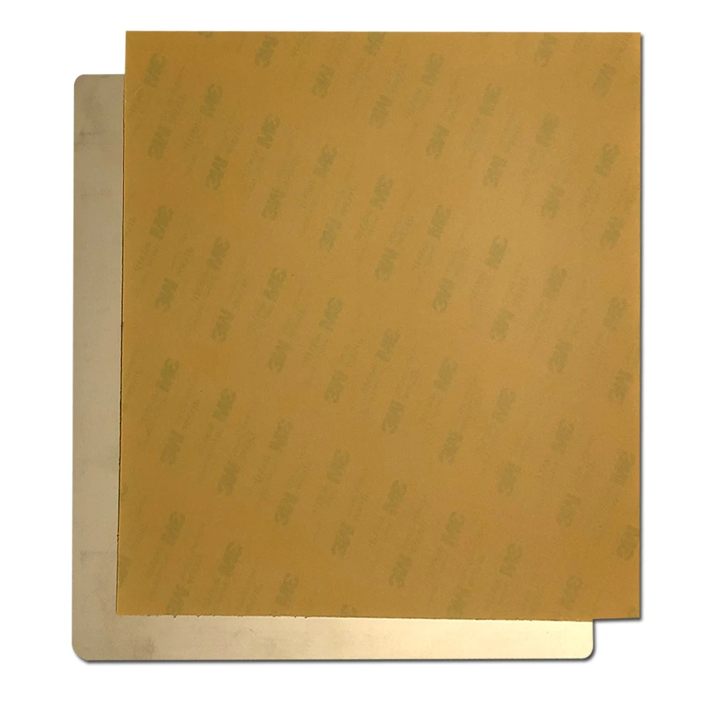 Цена Энергичный 3D принтеры удаления части Рессорная сталь пей принт кровать квадратный 165 203 220 235 300 мм алюминиевая плита горячего отжига FlexPlate, пе...