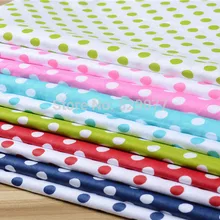 Горячее предложение! Распродажа! 10 цветов "мини горошек" хлопчатобумажная ткань Жир четверти Лоскутная Ткань Связки для шитья