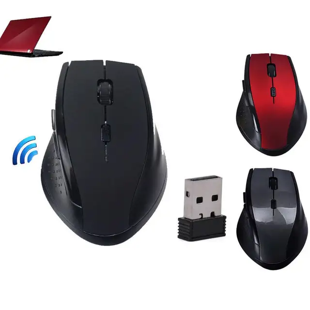 Hot Sell 2.4GHz Wireless Optical USB Gaming Mouse Mice 2000DPI for Computer PC Laptop
