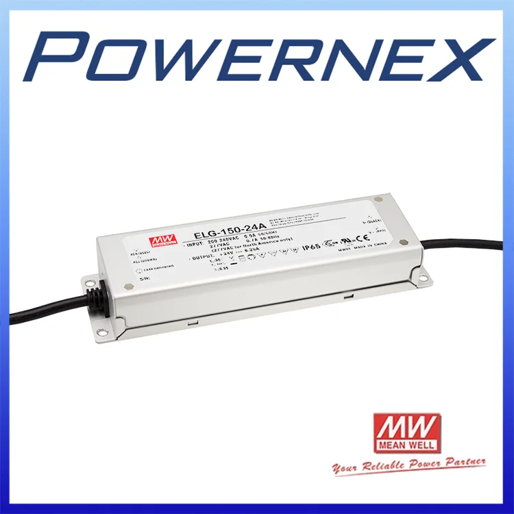 [PowerNex] MEAN WELL original ELG-150-24BE 24V 6.25A meanwell ELG-150 24V 150W Single Output LED Driver Power Supply BE type