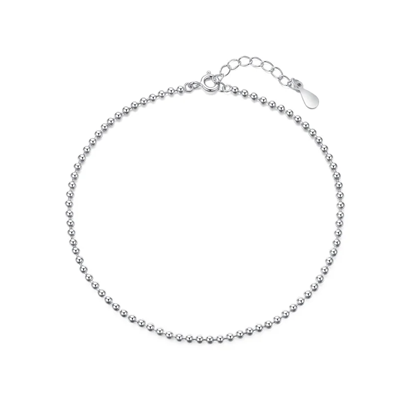 

Beautiful Shining Balls Chain 925 Sterling Silver Anklet