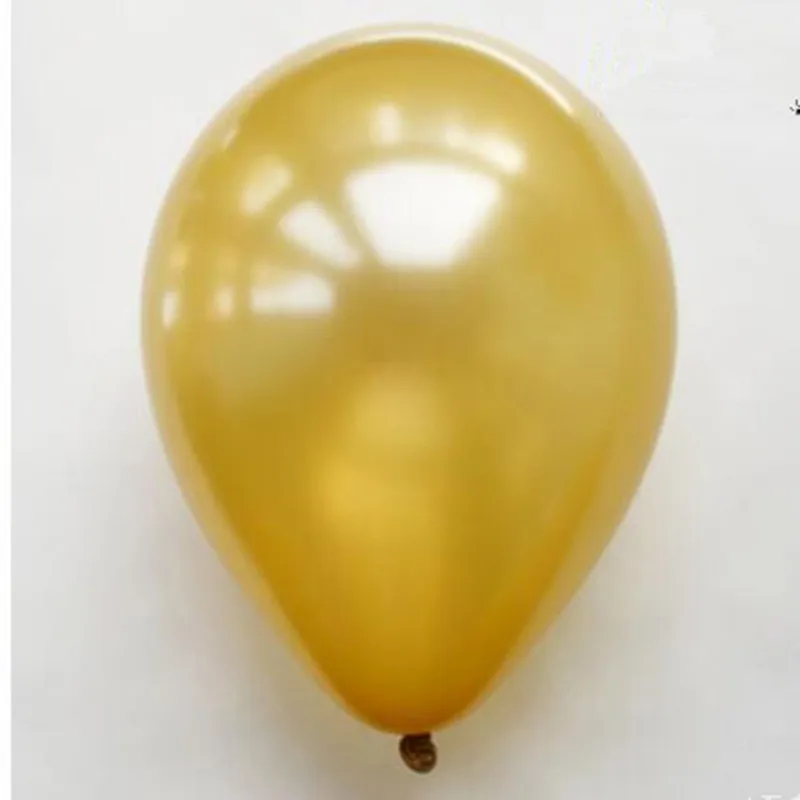 gold latex balloons