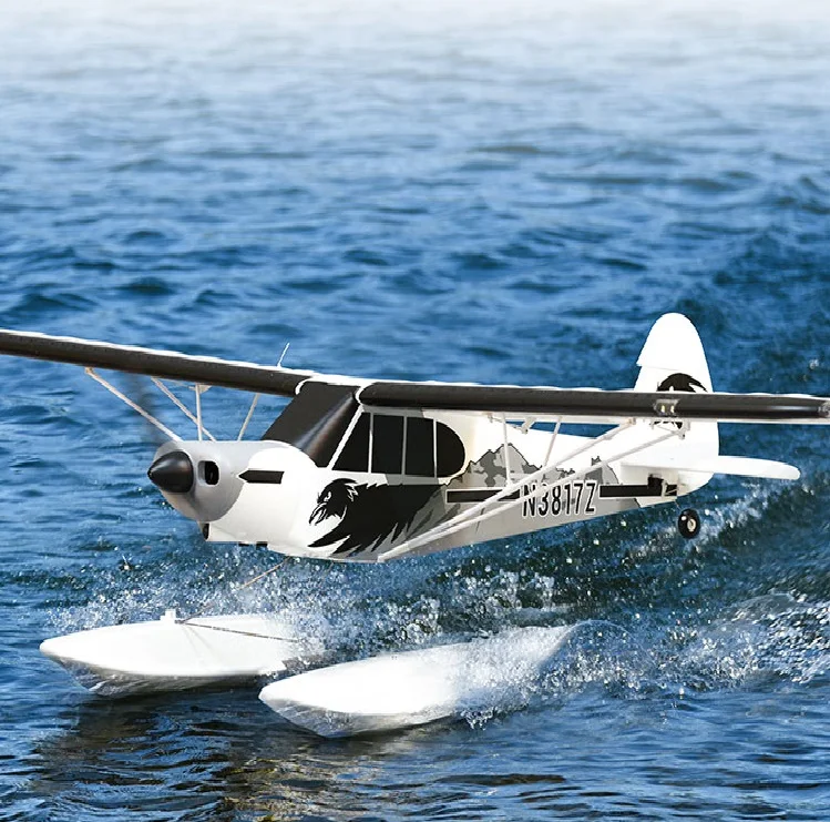 Радиоуправляемый самолет FMS 1700 мм 1 7 м PA 18 J3 Piper Super Cub 4S 5CH с гироскопом