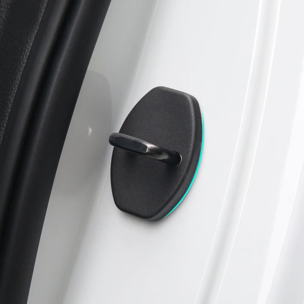 8 шт. для VW Polo Jetta Golf Passat Tiguan Крышка замка двери ограничительная фиксатор шарнир защитный чехол Комплект пряжки
