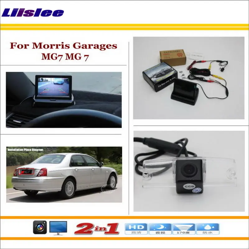 

Auto Back UP Reverse Camera + 4.3" Color LCD Monitor = 2 in 1 Rearview Parking System - For Morris Garages MG7 MG 7