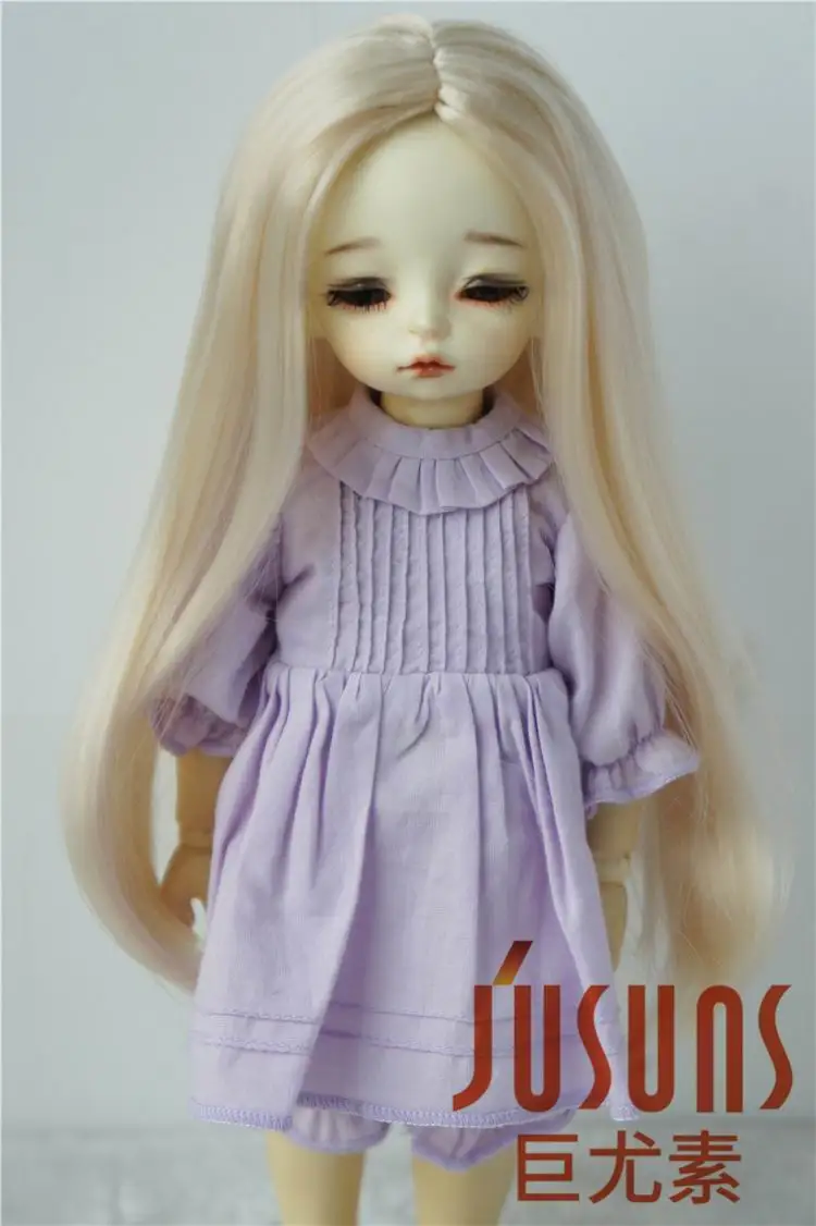 JD016 YOSD 1/6 BJD кукольные парики, модные длинные кудрявые парики, размер 6-7 дюймов, синтетический мохер, кукольные парики