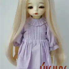 JD016 YOSD 1/6 BJD кукольные парики, модные длинные кудрявые парики, размер 6-7 дюймов, синтетический мохер, кукольные парики