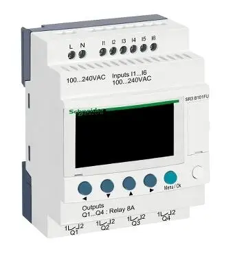 PLC смарт-реле Zelio Logic SR3B101FU 10Io 100. 240 V AC