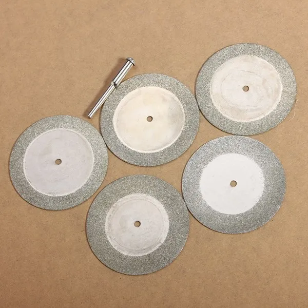 Цена 5 шт. 50 мм алмазные режущие диски и сверло для роторного инструмента лезвие