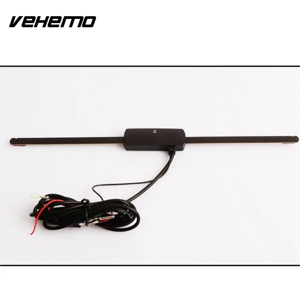 

Vehemo 2017 Car Aerial Antenna Amplified Car Window Interior Mount Stereo AM FM Radio Antenna High Sensitivity