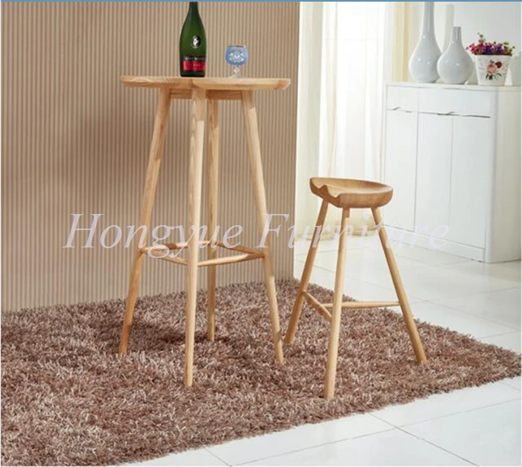 Living Room Oak Wood Bar Stool Table Furniture Set In Living Room Oak Wood Bar Stool Table Furniture Set In Sets From On Aliexpress Alibaba Group