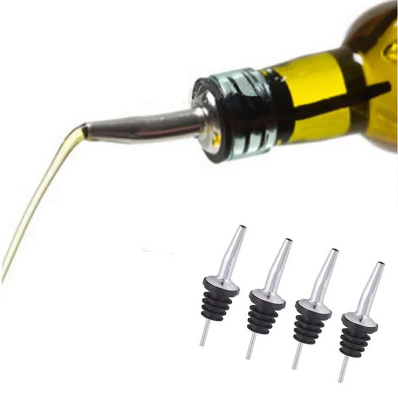 

Wine Decanter Stainless Steel Red Wine Aerator Filter Practical Fast Wine Magic Decanter Spout Liquor Pourer Dispenser 4pcs