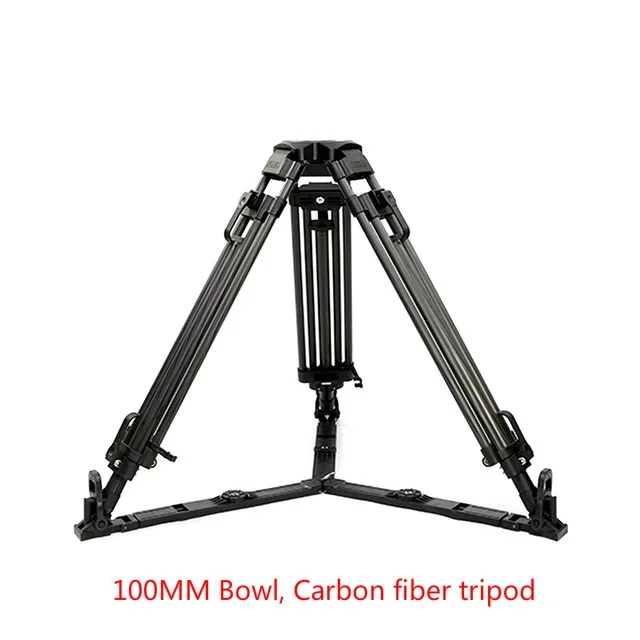 Adjustable Flexible Carbon Fiber Professional Camera Tripod 1610T 50KG
