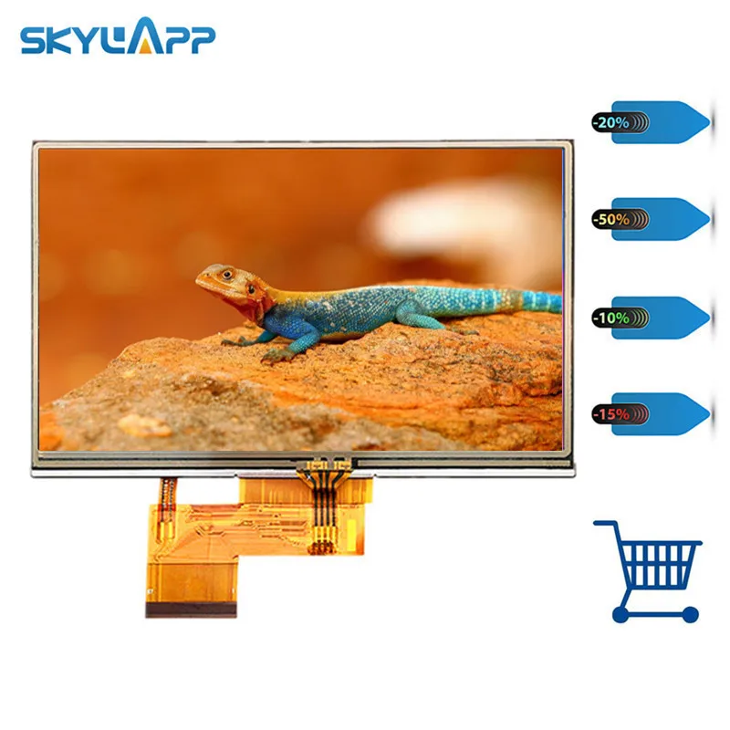 Comprare Skylarpu 5 pollice Schermo LCD per GARMIN Nuvi 2545 2555 2555LMT pannello di visualizzazione Dello Schermo con Touch screen digitizer Spedizione gratuita