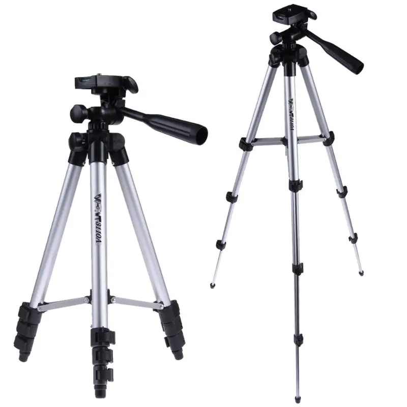 Профессиональная Регулируемая VideoTripod Unversal Алюминий Камера Стенд стабилизатора с гидравлическим шаровой головкой 1/4 винтами адаптер штатив для фотоаппарата