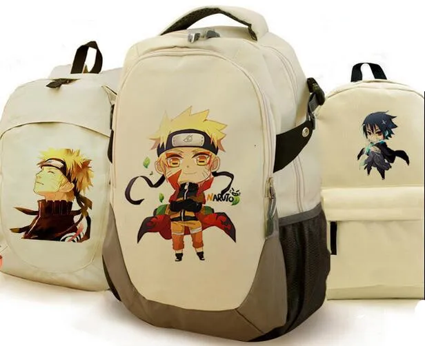 Продажа Наруто Саске Печать Рюкзак Аниме Наруто Холст Рюкзаки Школа Bookbags Модный Путешествовать Спорт Уличный Кемпинг