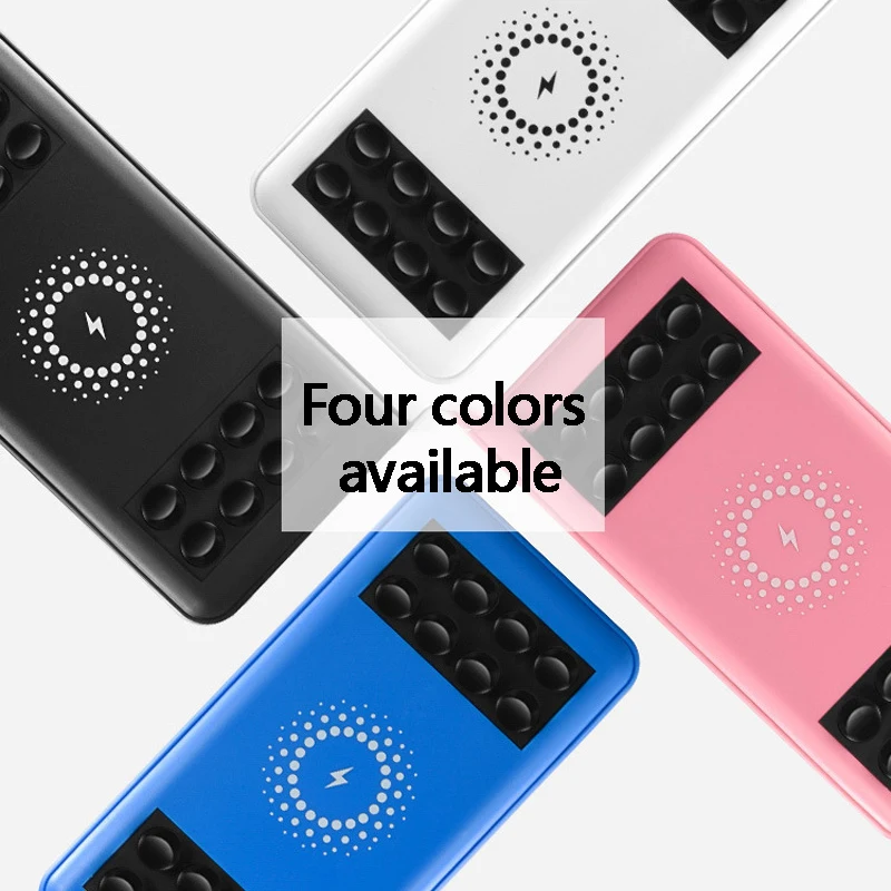 8000mAh Power Bank Wireless Charger For iPhone X 8 3USB Battery Charger Wireless With suction cupPowerbank For xiaomi mi 8 8000mAh Power Bank Wireless Charger For iPhone X 8 3USB Battery Charger Wireless With suction cupPowerbank For xiaomi mi 8