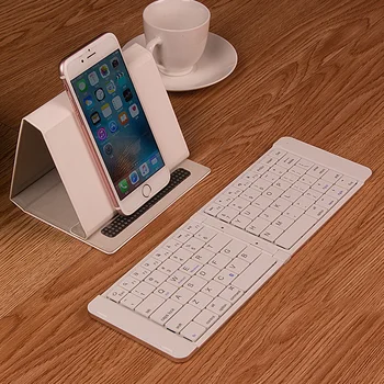 

Foldable Metal Bluetooth keyboard general for Android iPad tablet mobile phone portable mini external wireless keyboard