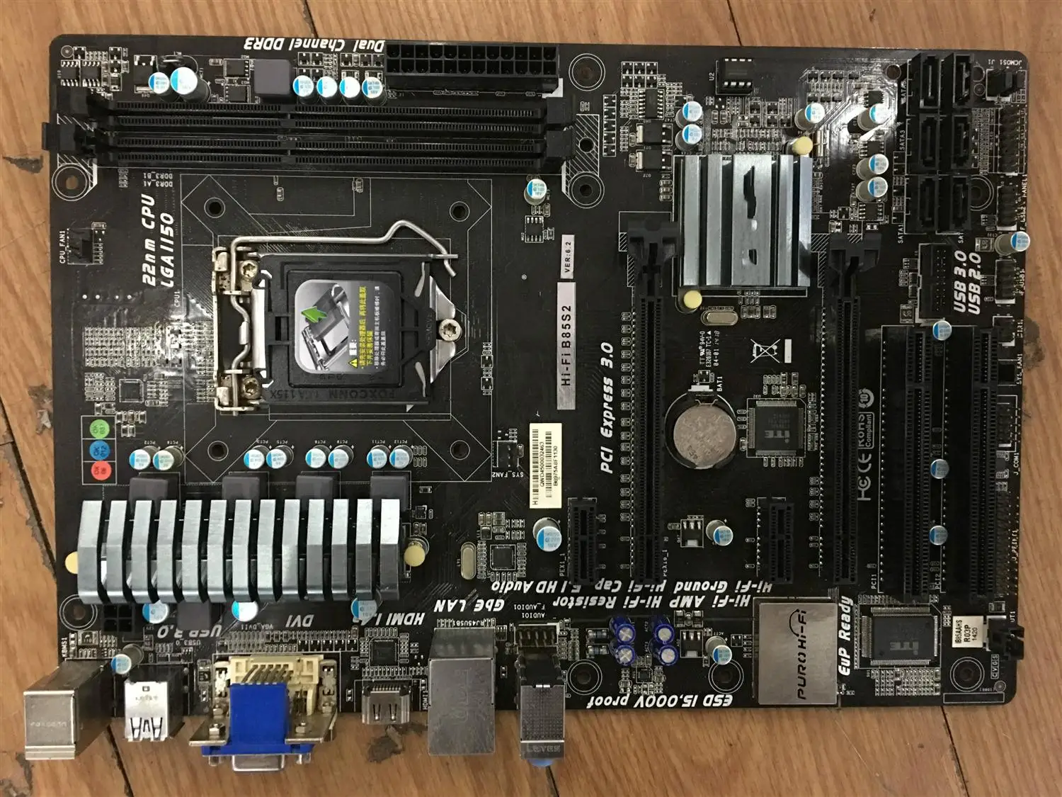 Used,original for Biostar Hi-Fi B85S2 LGA 1150 DDR3 Motherboard Desktop motherboard,100% tested good Used,original for Biostar Hi-Fi B85S2 LGA 1150 DDR3 Motherboard Desktop motherboard,100% tested good