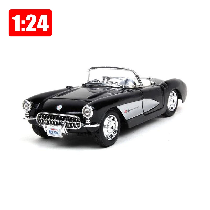 Maisto классический автомобиль 1:24 Chevrolet Corvette 1957 й сплав модели-трансформер