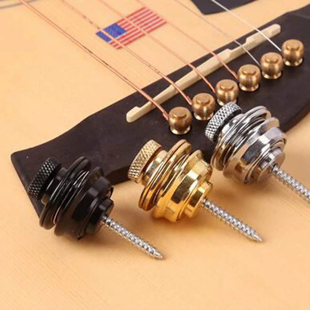 1 Pcs Guitar Strap Buckle Acoustic Guitar Electric Guitar Strap Button