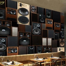 Beibehang пользовательские фото обои для стен 3 d Европейский ретро KTV звук динамик стены papel де parede 3d обои домашний декор