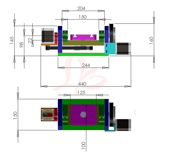 CNC 4th axis 5th axis роторная ось с зажимом для фрезерного станка с ЧПУ