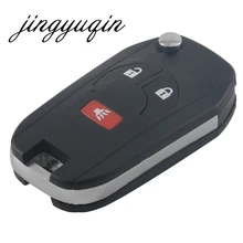 Jingyuqin 10 шт./лот изменение 3btn Флип складной Оболочки чехол для Nissan Cube Juke разбойник 2 + 1 Panic
