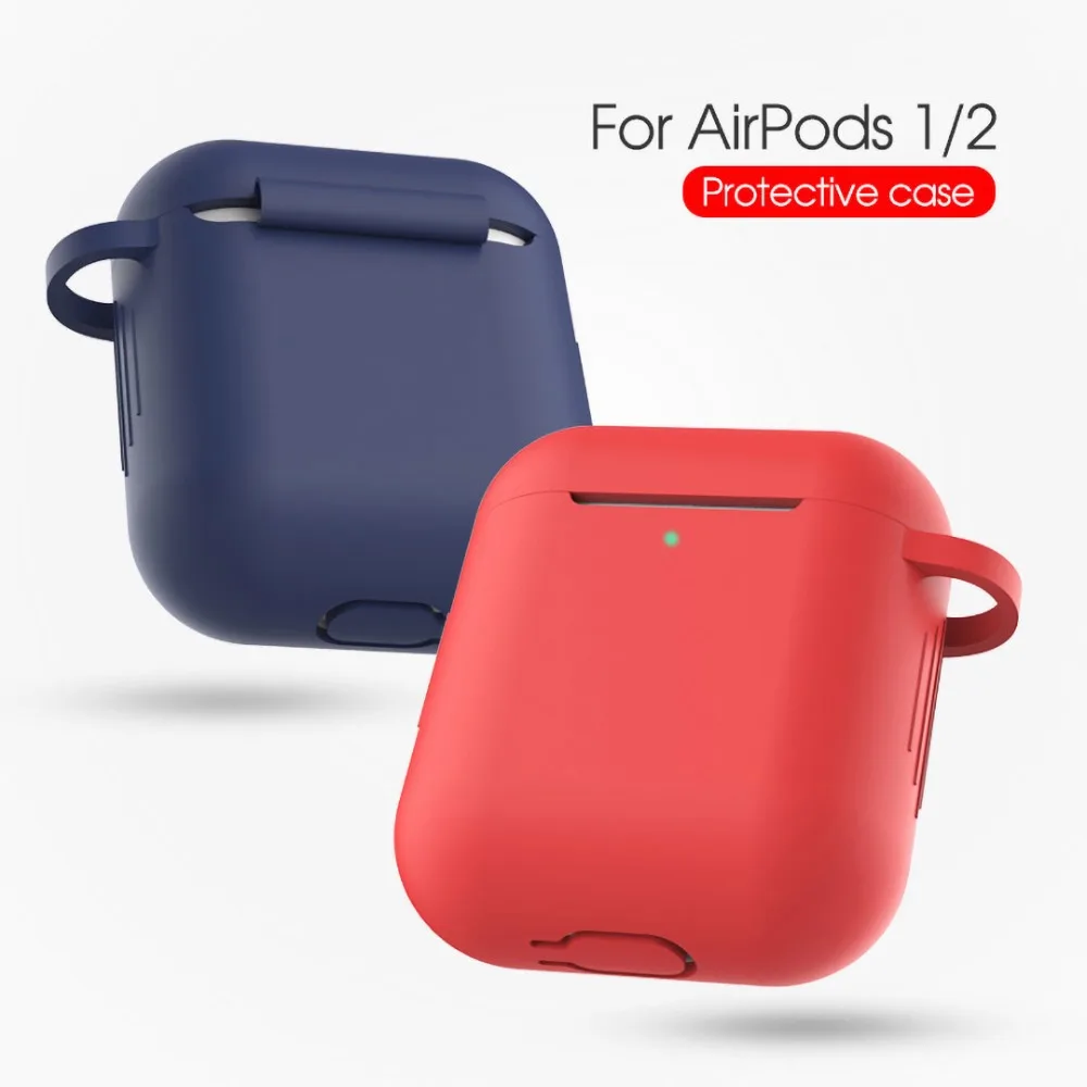 Силиконовый мягкий Bluetooth беспроводной чехол для наушников s для AirPods 2 защитный чехол Аксессуары для Apple Airpods2 чехол для зарядки