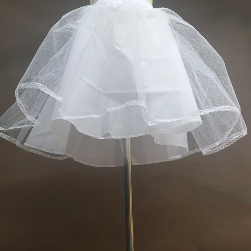 Свадебные аксессуары для девочек юбка Vestido Longo; бальное платье кринолин юбки