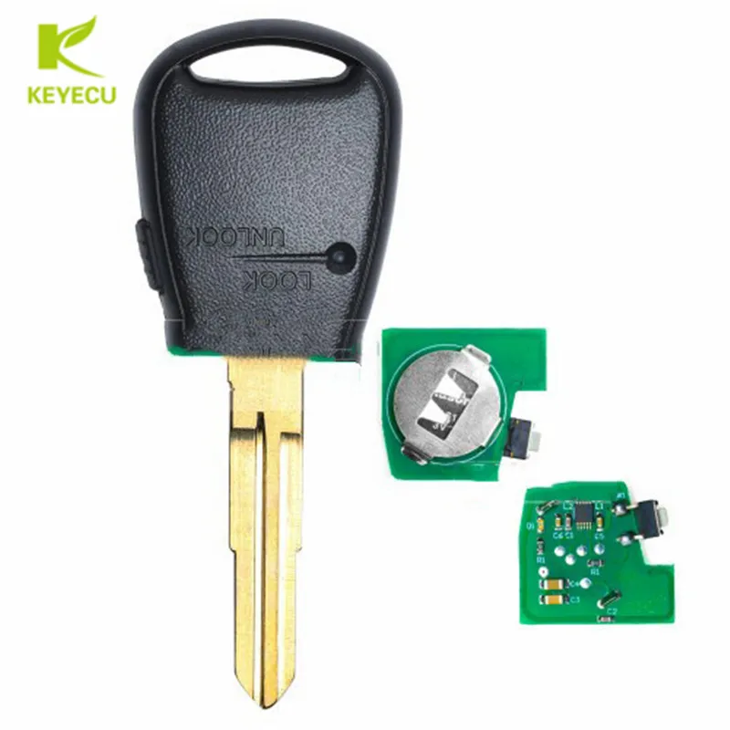 Keyecu Upgraded Flip Remote Car Key Fob Side 1 Button 433MHz ID46 for KIA Picanto 2007-2009 P//N 81996-07510