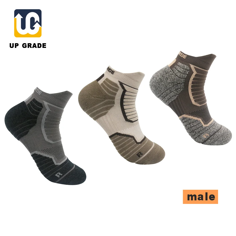 3Pair/Lot Mix Color Running Socks Sport Outdoor Breathable Socks Coolmax Cycling Basketball Socks