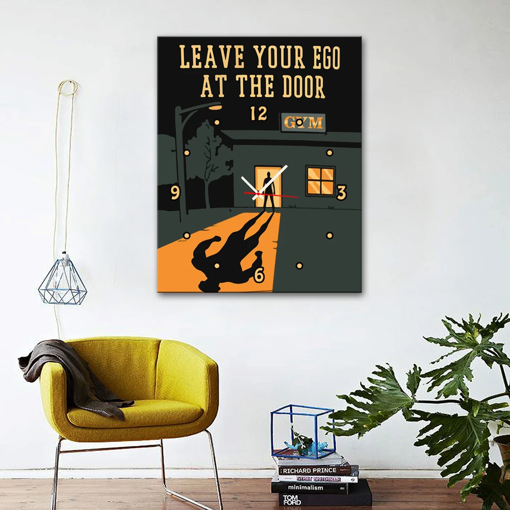 E Home自我時計キャンバス1個の壁時計18071704 Painting Calligraphy Aliexpress