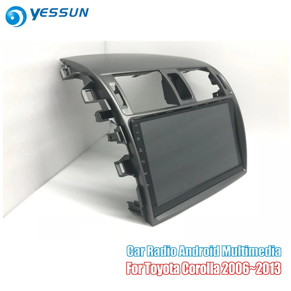 Top YESSUN For Toyota Corolla E140 E150 2006~2013 Car Android Carplay GPS Navi maps Navigation Player Radio Stereo no CD DVD 1