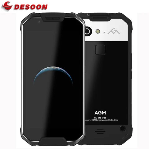 AGM RAM 64G ROM Android 7 1 Mobile Phone 5 5 FHD AMOLED Screen IP68 Waterproof 6000mAh Rugged Phone Dual SIM 16 0