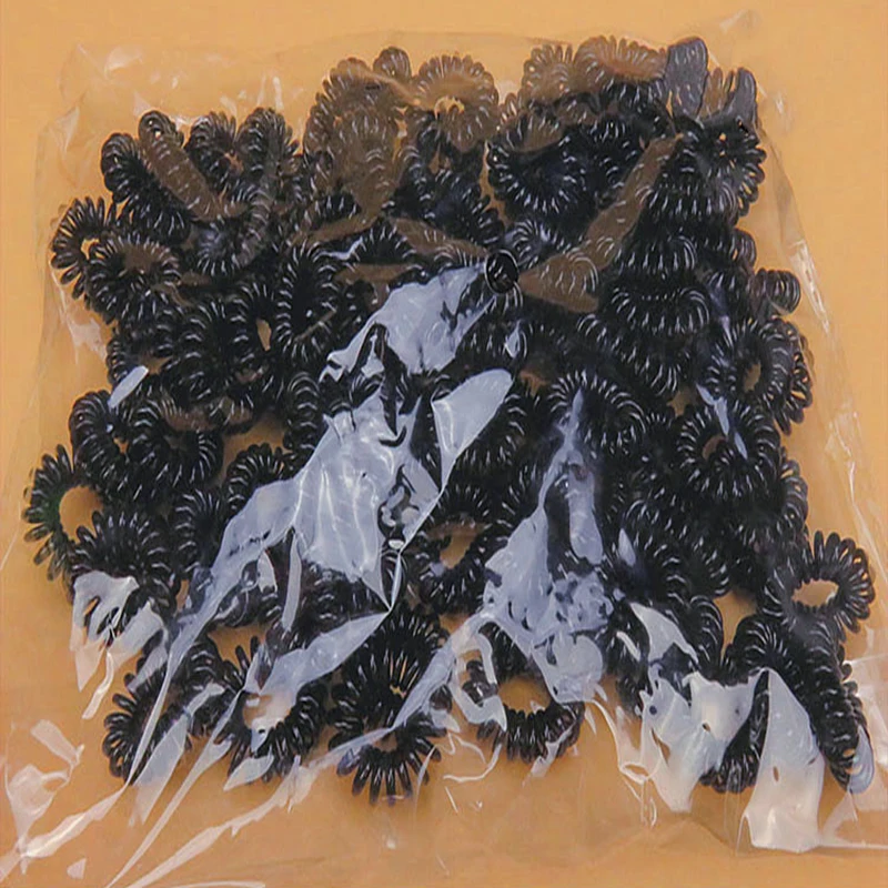 Korean Style Hairwear Candy-Colored Telephone Wire Hair Band Hair Rope Wholesale Hair Accessories For Women Girls hair clips for fine hair