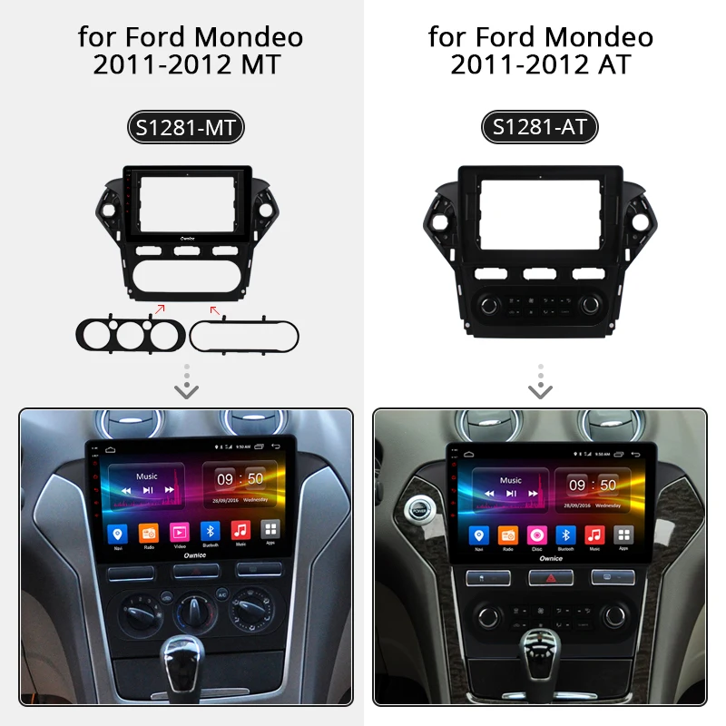 Ownice K1 K2 Android 8 1 32G + 2G Автомобильный dvd плеер gps навигация радио 2.5D ips для Ford Mondeo 2011 2012
