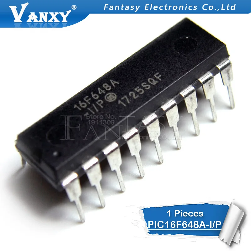 

1pcs PIC16F648A-I/P DIP-18 PIC16F648A DIP18 16F648A-I/P 16F648A DIP