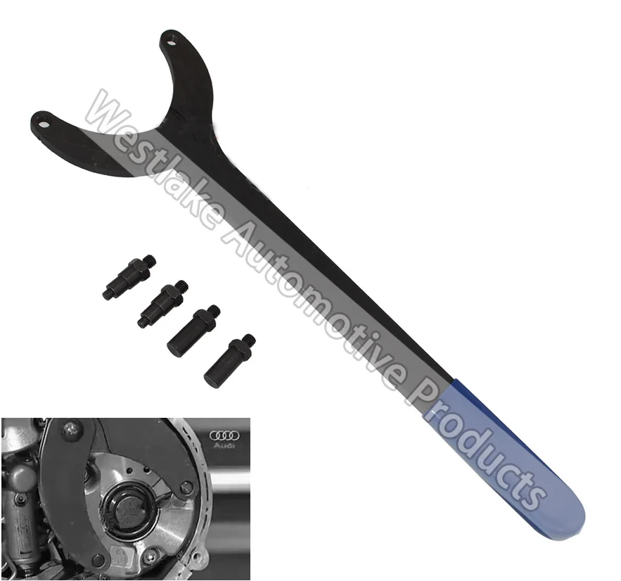 Timing Belt Change Tool Against Timing Pulley Holder Tool for VW Golf