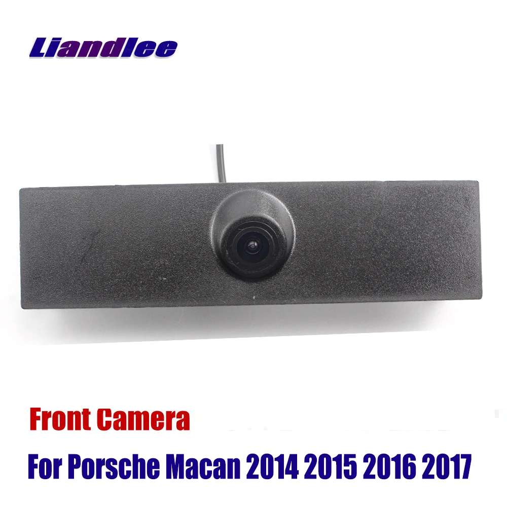 

Liandlee AUTO CAM Front View Camera Logo Embedded For Porsche Macan 2014 2015 2016 2017 ( Not Reverse Rear Parking Camera )